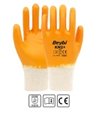 KN2 Plus İş Eldiveni Nitril Kaplama Pamuk ( 12 Çift ) - 1