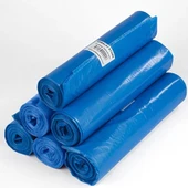 Endüstriyel Çöp Poşeti Jumbo Boy Mavi 300G 10 Adet - 1
