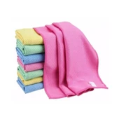 Mikrofiber Bez Baklava Desen 50x70 cm ( 10 Adet ) - 1