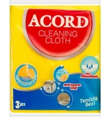 Acord 3'lü Temizlik Bezi 35x38 cm (1 Paket) - 1