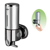 T Çekmeli Krom Sıvı Sabun Aparatı 500 ml ( 1 Adet ) - 1