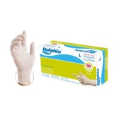 DOLPHİN PUDRALI LATEKS MUAYENE ELDİVENİ LARGE 100LÜ - 1