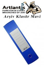 Mavi Arşiv Ve Proje Kutusu 29x36x10cm 10 Adet Arşiv Klasörü Lastikli Plastik Arşiv Klasörü Büro Okul Sınıf - 2