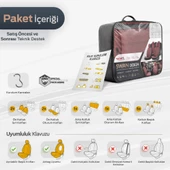 Otom Swan Series Universal Oto Koltuk Kılıfı  Kırmızı - 7