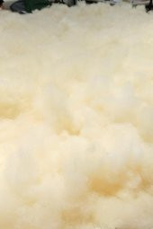 Kokusuz Saf Doğal Merinos Yünü Yıkanmış Taranmış Antialerjik Yumuşak Yün 5 KG thumbnail 2