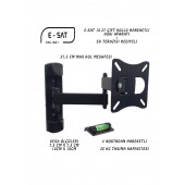 E-SAT 10''-27'' Hareketli LCD Monitör Askı Aparatı - 1
