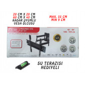 E-SAT 42-65 Hareketli LCD Curved Tv Askı Aparatı - 4