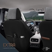 Otom Voyager Series Universal Oto Koltuk Kılıfı  Füme - 5