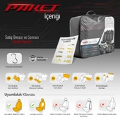 Otom Horizon Series Universal Oto Koltuk Kılıfı  Kırmızı - 7