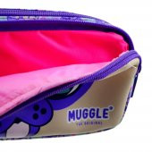 Muggle Dog Mor 2 Gözlü Kalemlik Çantası (MU-7020) - 3
