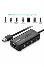 Ugreen Usb Ethernet Rj45 Dönüştürücü Ve Usb Çoklayıcı - 2
