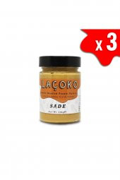 Laçoko Doğal Çifte Kavrulmuş Yer Fıstığı Ezmesi 3 x 320 G - 1
