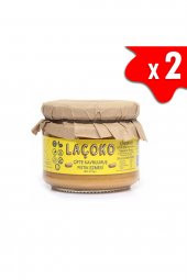 Laçoko Doğal Çifte Kavrulmuş Yer Fıstığı Ezmesi 550 G - 1