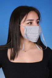 Gümüş İyonlu Boyundan Askılı Yıkanabilir Taşlı Maske K-5 - 5