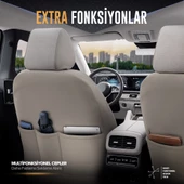 Otom Throne Series Universal Oto Koltuk Kılıfı Bej - 5