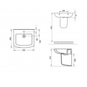 Turavit Plaza 60x50 cm Lavabo - 2
