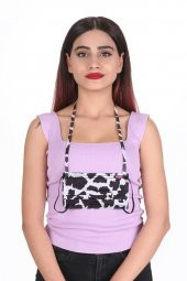 Gümüş İyonlu Boyundan Askılı Yıkanabilir Taş Desenli Maske - 4