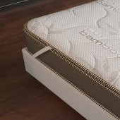 Mobpazar Full Ortopedik Bamboo Yatak Pedi 110X190 cm,Yatak Şiltesi,Topper - 5