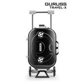 Guruss Travel-X Taşınabilir Kömürlü Siyah Mangal - 4