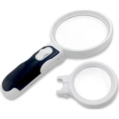 Lensi Çıkarılabilir 2 Ledli Büyüteç 2.5 x 90 mm - 1