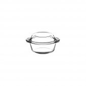 Paşabahçe Borcam 2 Adet 1 Litre Cam Kapaklı Tencere 59033 - 1