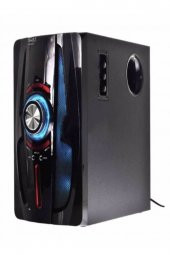 6,5" + 3"x2 Süper Bass Usb Sd Kart Bluetooth Hoparlör Kumandalı 60 Watt 2+1 Ses Sistemi - 3