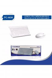 Polygold Pg-8030 Kablosuz White Klavye - 1