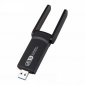 AC1200 Mbps Dual Band USB 3.0 Adaptör Kablosuz Wifi Alıcı - 2