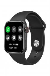 Watch 7 Pro Max Smartwatch Yeni Kasa Çift Tuş Aktif Konuşma Özellikli Türkçe Siyah Akıllı Saat - 2
