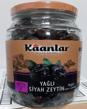 KAANLAR Doğal Salamura Yağlı Siyah Zeytin 291-320 KLB 1 kg - 1