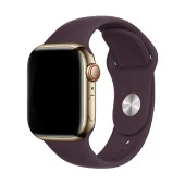 E2M CLASSIC SİLİKON APPLE WATCH KORDON 42-44-45-49MM BORDO - 1