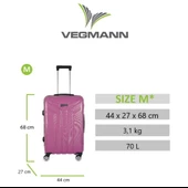 Vegmann Vela Violet Orta Boy Valiz thumbnail 3