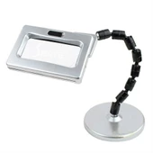 Masa üstü mercekli Işıklı Büyüteç-MG3B-2 - 1