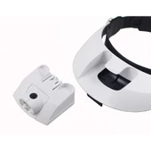 5 Mercekli Çok Fonksiyonlu Profesyonel Başlık Tip Işıklı Büyüteç - 10