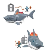 Imaginext Çılgın Köpekbalığı Oyun Seti, Gerçekçi Hareketlere Sahip Figür Seti GKG77 - 2