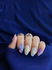 2 Li Soft Renkli Çizgi Tırnak Dövmesi, Tırnak Sticker, Nail Tattoo, Nail Art thumbnail 1