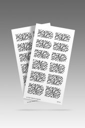 2 Li Zebra Desenli Tırnak Dövmesi, Tırnak Sticker, Nail Tattoo, Nail Art - 2