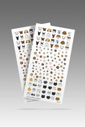 2 Li Patiler Tırnak Dövmesi, Tırnak Sticker, Nail Tattoo, Nail Art - 2