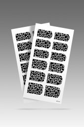 2 Li Dalmaçya Desenli Tırnak Dövmesi, Tırnak Sticker, Nail Tattoo, Nail Art - 2