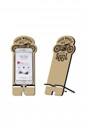 Motosiklet Tasarım Ahşap Telefon Standı - 1