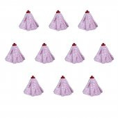 Wellsoft Tesa Yedek Mop / Islak Mop / Paspas Ucu / Püskül - Mikrofiber - 10 Adet thumbnail 1