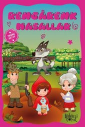 Çocuklar için Hayal ve Odak Geliştirici Rengarenk Masallar Pembe Kitap - 1