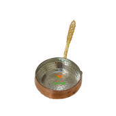 SAFİR Bakır sos tavası Bakır sosluk Orta Boy sos tavası A++ SAFİR ÇAY KAZANLARI - 1