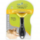 Furminator Long Hair Uzun Tüylü Köpek Tarağı Large - 1