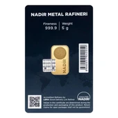 RimaGold 5 gr 24 Ayar 999.9 Milyem NadirGold Gram Altın thumbnail 2
