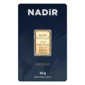 RimaGold 10 gr 24 Ayar 999.9 Milyem NadirGold Gram Altın - 1