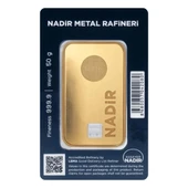 RimaGold 50 gr 24 Ayar 999.9 Milyem NadirGold Gram Altın - 2