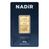 RimaGold 20 gr 24 Ayar 999.9 Milyem NadirGold Gram Altın - 1