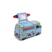 Dekoratif Metal Minibüs Çerçeveli ve Kumbaralı 1510E-5379 Model-M25 - 3
