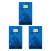 RimaGold 3 Adet 2.5 gr 24 Ayar NadirGold Gram Altın - 1